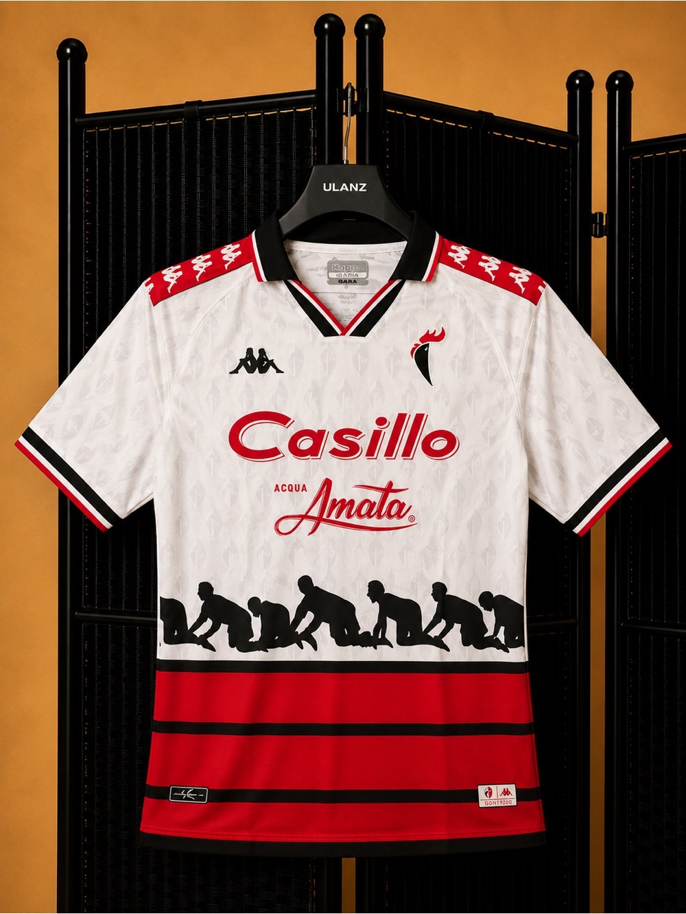 Kappa AS Bari Soccer Jersey